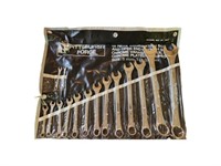 15 Combination Box & Open End Wrench Set