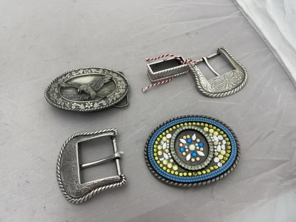 4 Belt Buckles