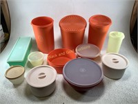 Various Tupperware Brand Storage Containers