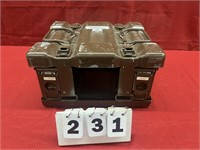 2 Metal Ammo Boxes w/ Carrier