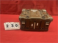 4 Metal Ammo Boxes w/ Carrier