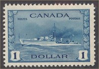CANADA #262 MINT VF-EXTRA FINE H