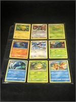 Lot of  9 Pokémon Cards