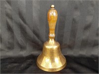 Brass Bell with Wood Handle