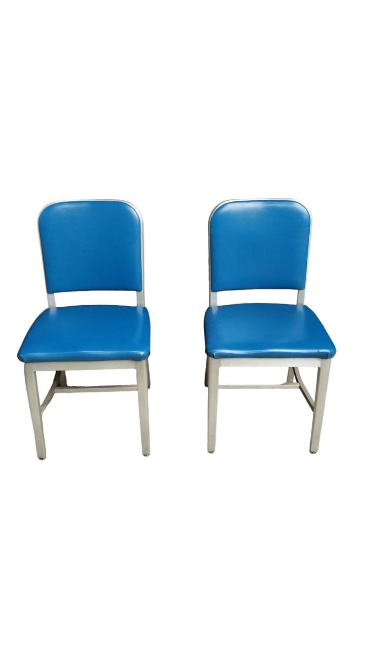 Pair Vintage Steelcase Tanker Chairs