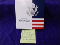 US MINT BILL OF RIGHTS COIN AND STAMP SET