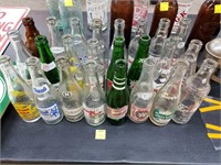 24 Colored Labeled Soda Bottles