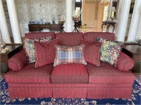 Hickory Chair High-Quality Three Cushion Sofa