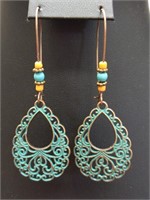 Copper earrings