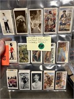LOT OF VINTAGE ENGLISH TOBACCO CARDS 30 CARD LOT