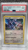 2019 Pokemon Sun & Moon Lugia - Holo Team Up PSA