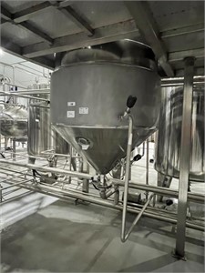 S/S Jacketed 3000L Conical Base Mixing Vessel
