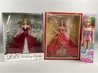 2014 & 2015 Holiday Barbies & Water Play Barbie