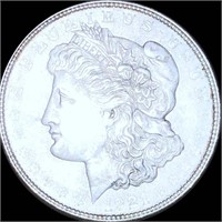 1921-D Morgan Silver Dollar ABOUT UNCIRCULATED