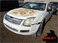 2007 Ford Fusion 3FAHP06ZX7R279462 White