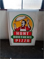 2 foot by 3 foot Hunt Brothers Pizza