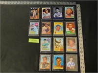 Lot of 14 Signed Baseball MLB Cards, Bennie Daniel