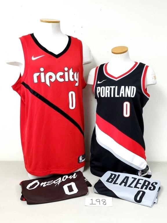 4 Damian Lillard Trail Blazers Basketball Jerseys