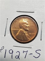 1927-S Wheat Penny