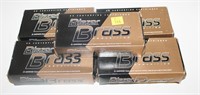 5- Boxes Blazer brass .40 S&W 180-grain FMJ