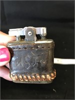 WSJ Leather Wrapped Vintage Cigarette Lighter