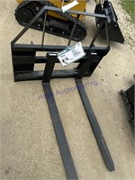 skid steer pallet forks, 48"