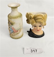 Vintage Ceramic Head Vase