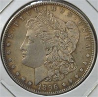 Silver 1896 Morgan dollar