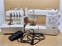 KENMORE SEWING MACHINE - WORKING & SERGER