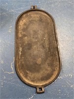 Antique Cast Iron Double Burner Griddle Plate