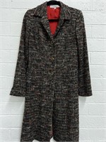 Carolina Herrera Tweed Coat Size 4