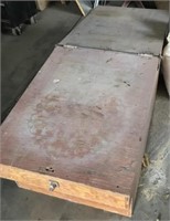 Wood Truck Bed Tool Box Center Hinge