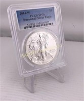 2014-W Silver Eagle PCGS SP70 Burnshed