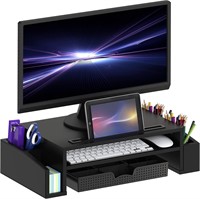 $60 Monitor Stand Riser with Desk Organizer
