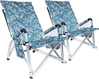 Set of 2 Backpack Beach Chairs
