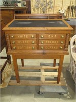 Antique Spool Cabinet  42"t x 32.5"w x 24"d