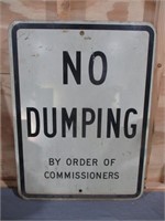 No Dumping Sign  24" x 18"
