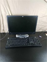 HP Computer Monitor & Keyboard