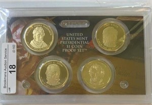 US Mint Presidential Proof Dollars