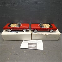 (2) 1964 1/2 Diecast Mustang Cars