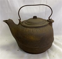 No.8 Cast Iron Tea Kettle by J.S. Lithgow & Co.