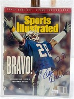 Signed 1991 Sports Illustrated cover only