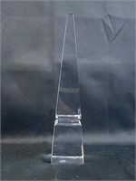 10'' Baccarat Crystal  Obelisk