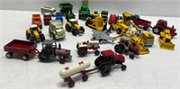 Lot of 25 - Toy Farm,  Road Construction and