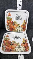 give thanks plates