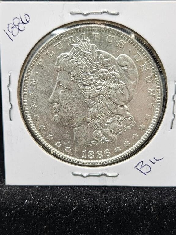 1886 MORGAN DOLLAR - 90% SILVER