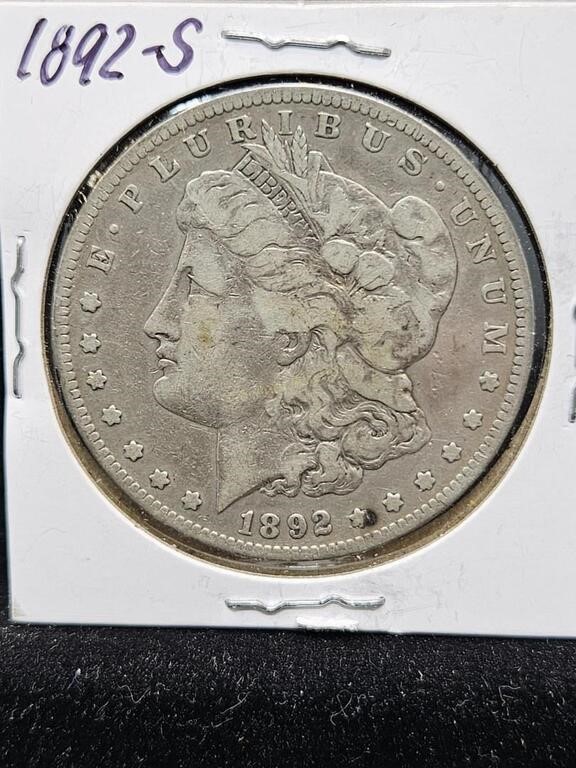 1892 S MORGAN DOLLAR - 90% SILVER