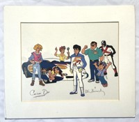 Vintage Speed Racer character cel 13" x 15 1/2”