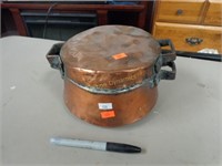 Copper & Metal Cooker w/lid, Antique