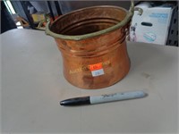 6" Copper & Brass Bucket, HandMade in Turkey